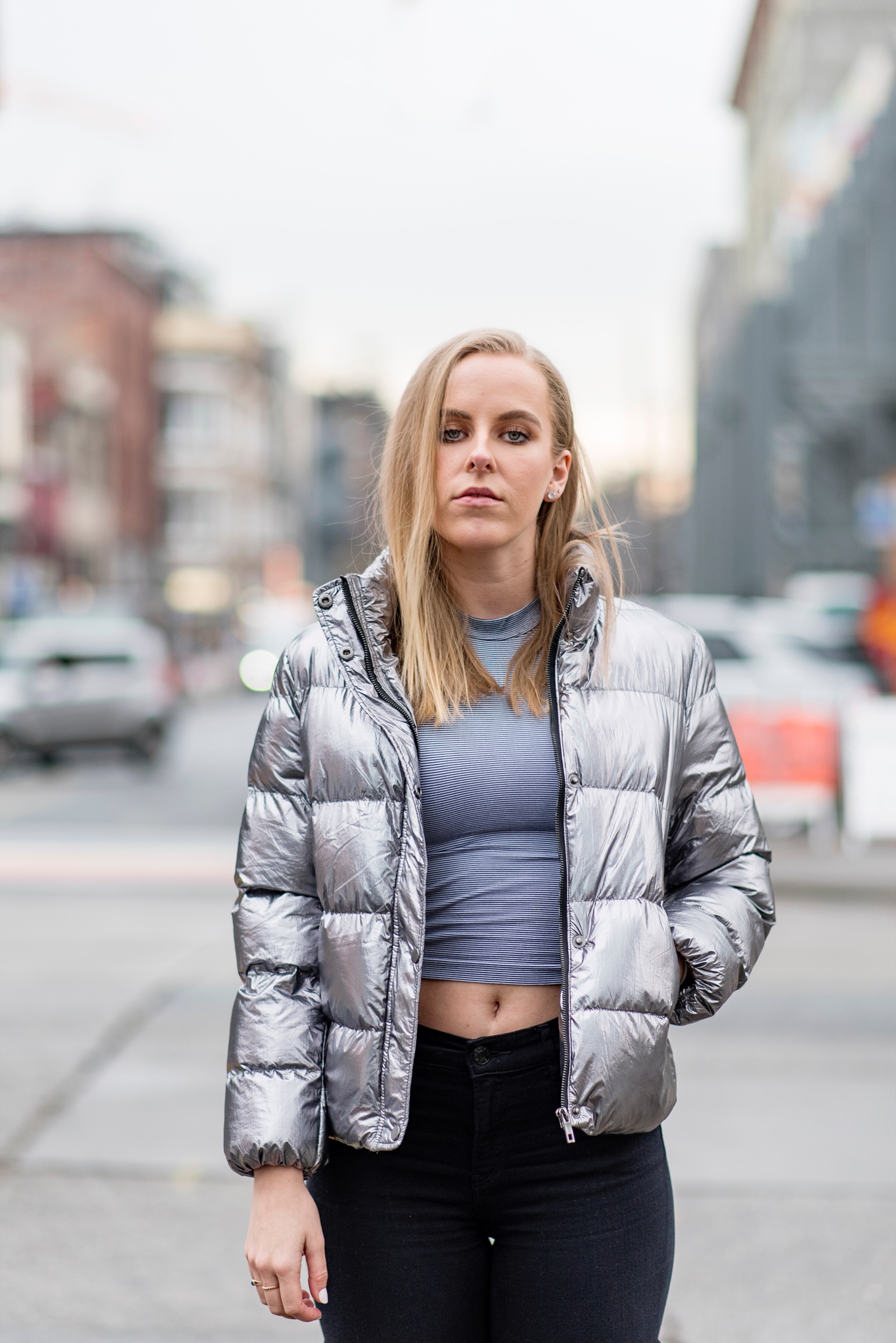 Trends: Silver Puffer Jacket